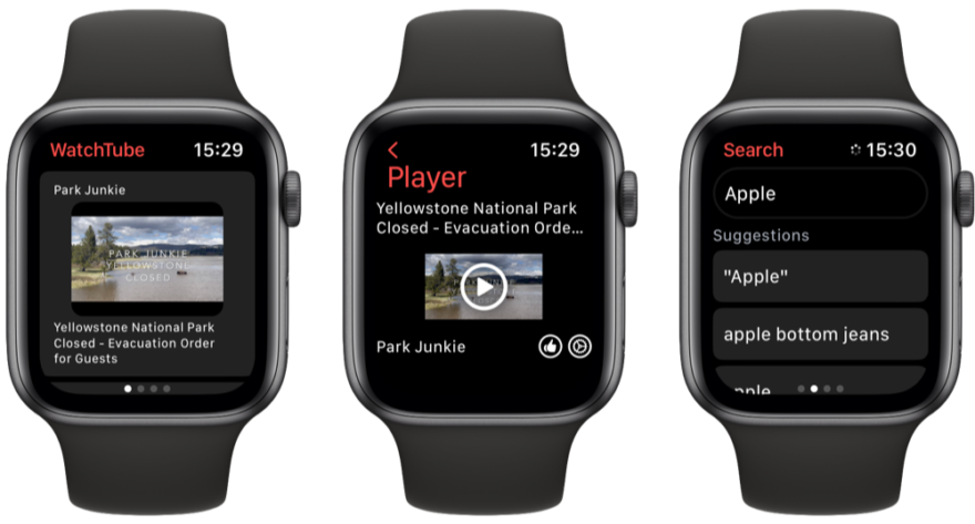 WatchTube YouTube kijken op Apple Watch