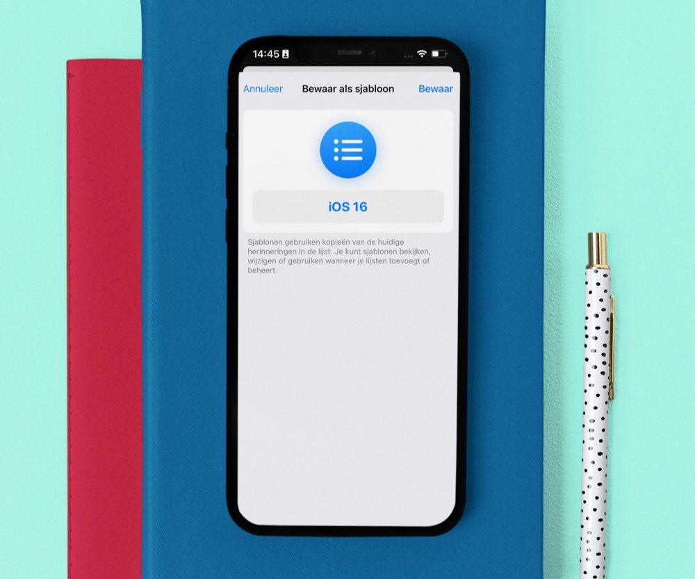 Herinneringen-app in iOS 16.