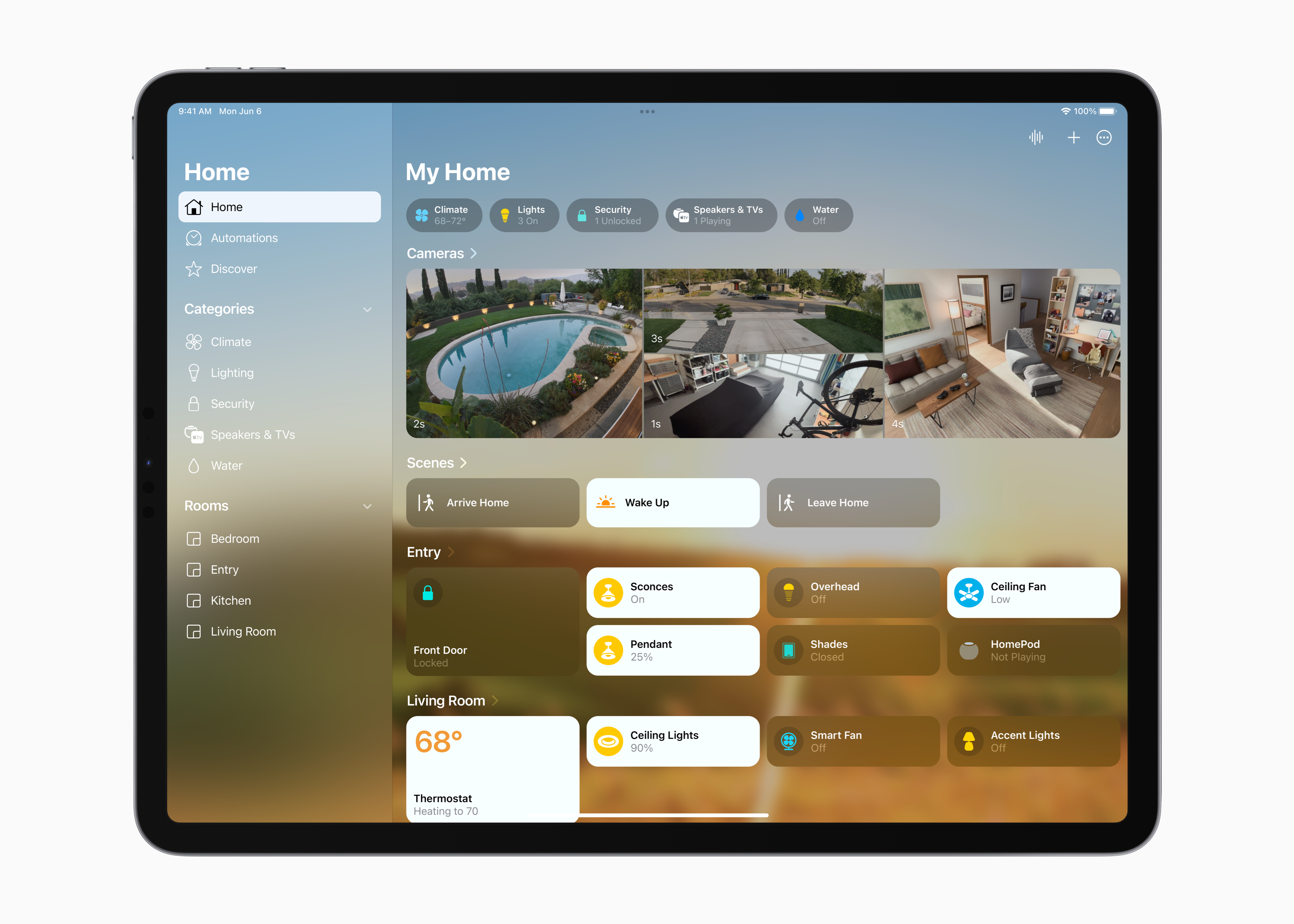 iPadOS 16 Woning app