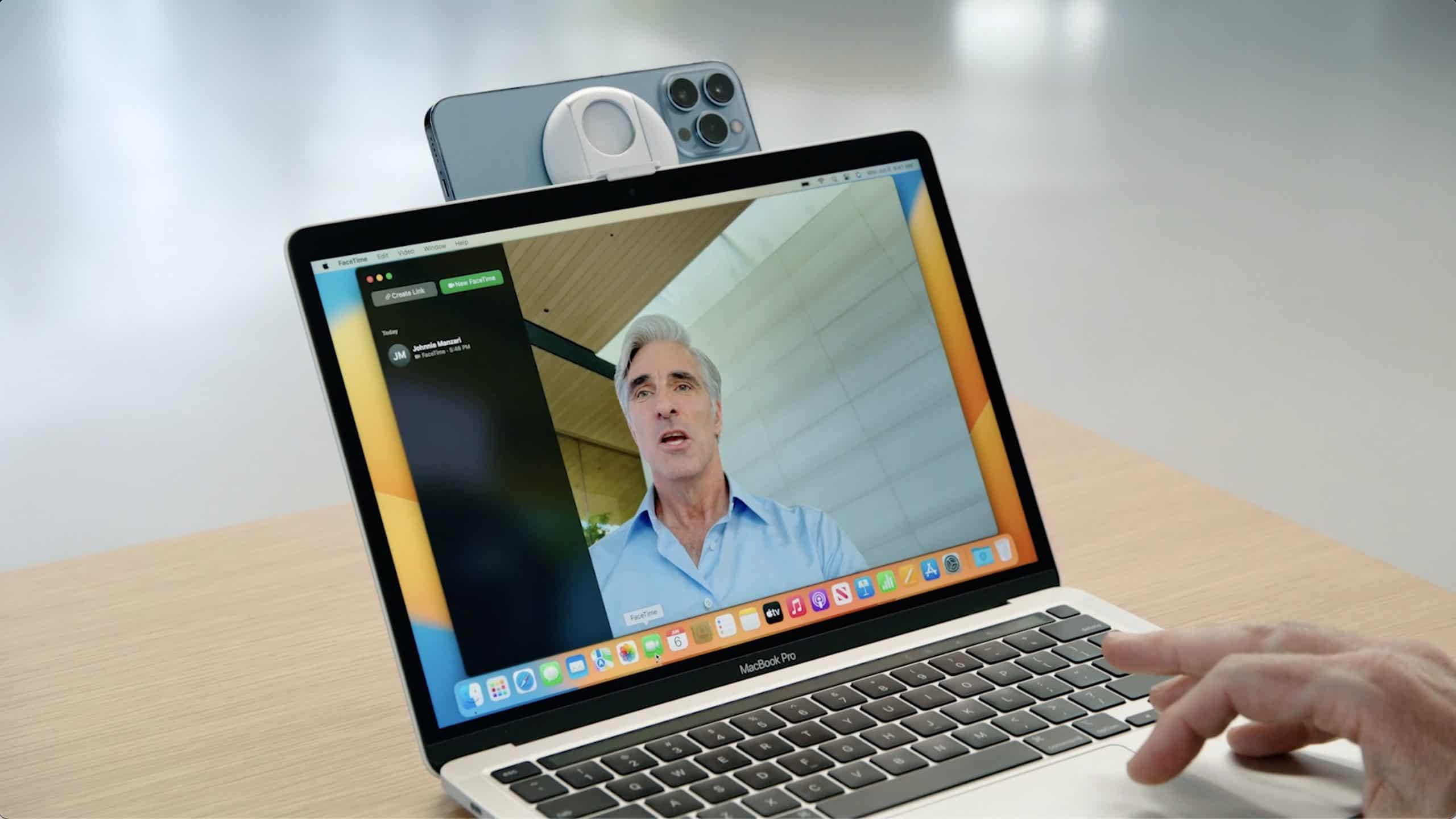 iPhone als Mac webcam