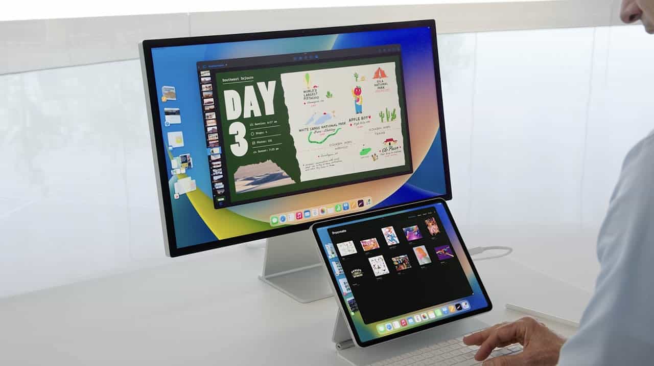 iPad extern scherm