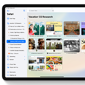 Safari 16 in iPadOS 16: tabgroepen samenwerken.