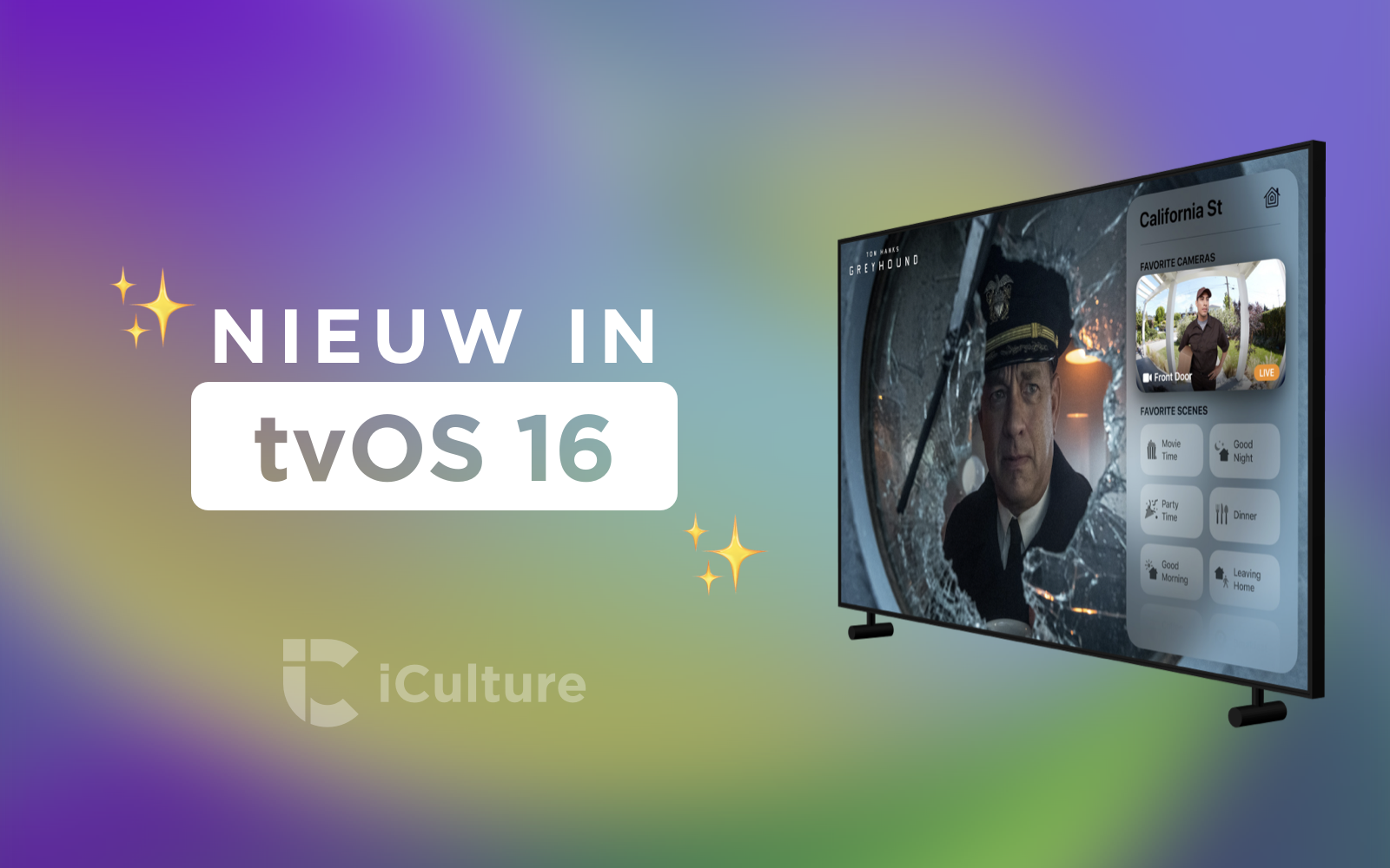 tvOS 16 functies.