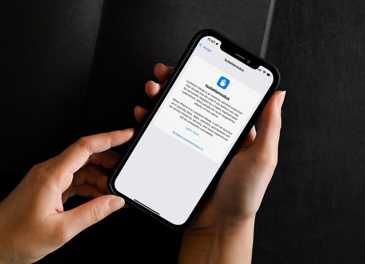 iPhone Isolatiemodus of Lockdown Mode inschakelen