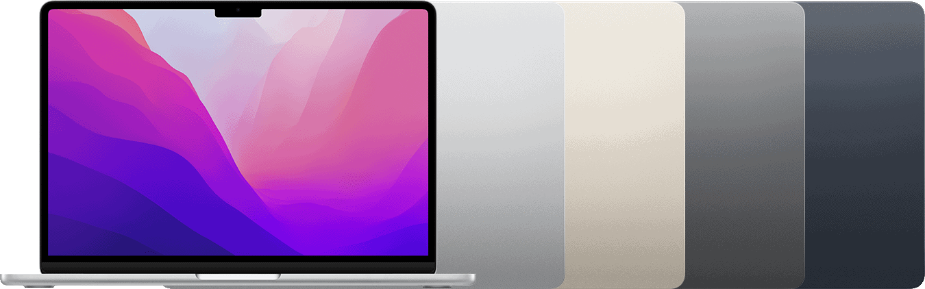 MacBook Air M2 2022 kleuren