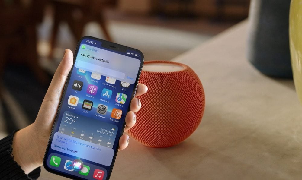 Siri met WhatsApp op iPhone en HomePod