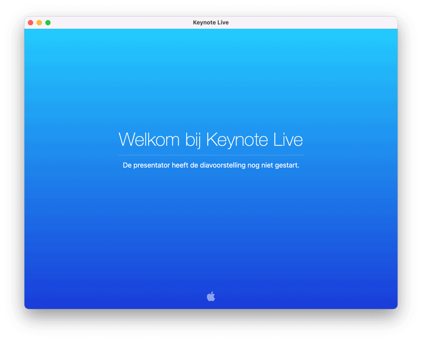 Keynote Live kijken op Mac