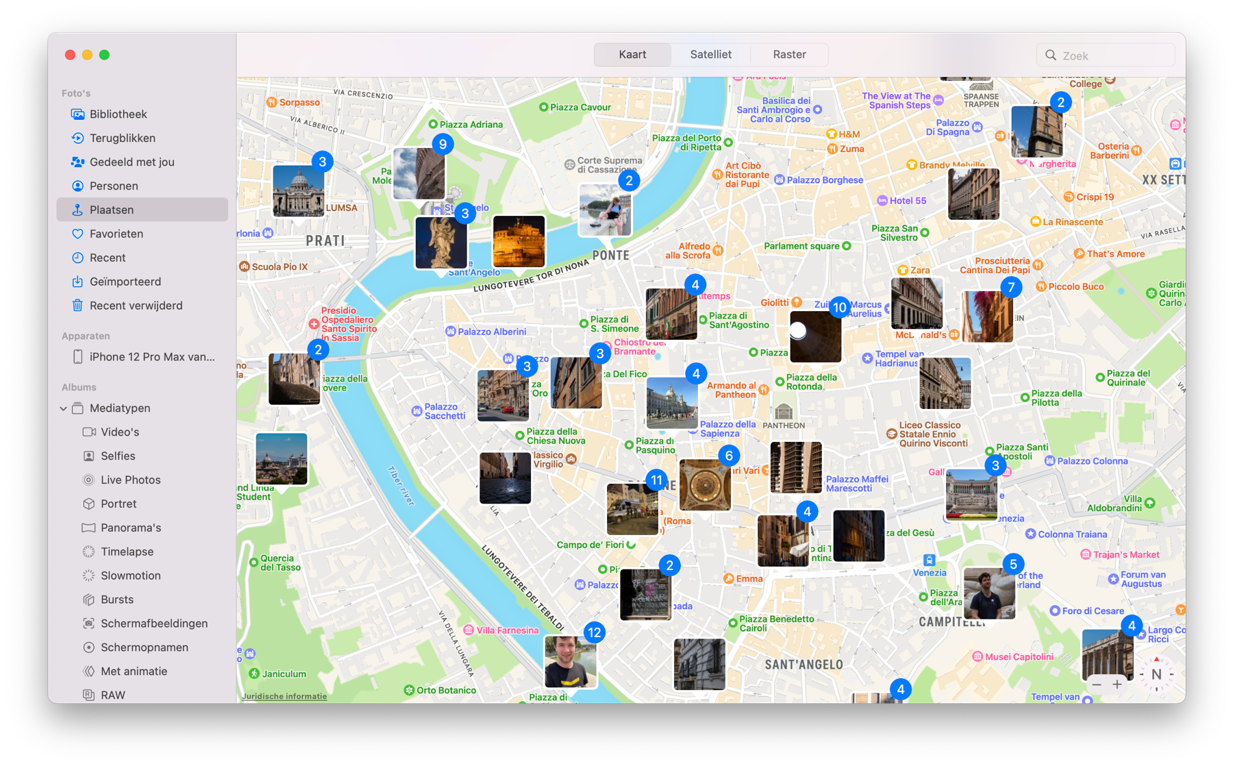 Using Places for Photo Location Mac
