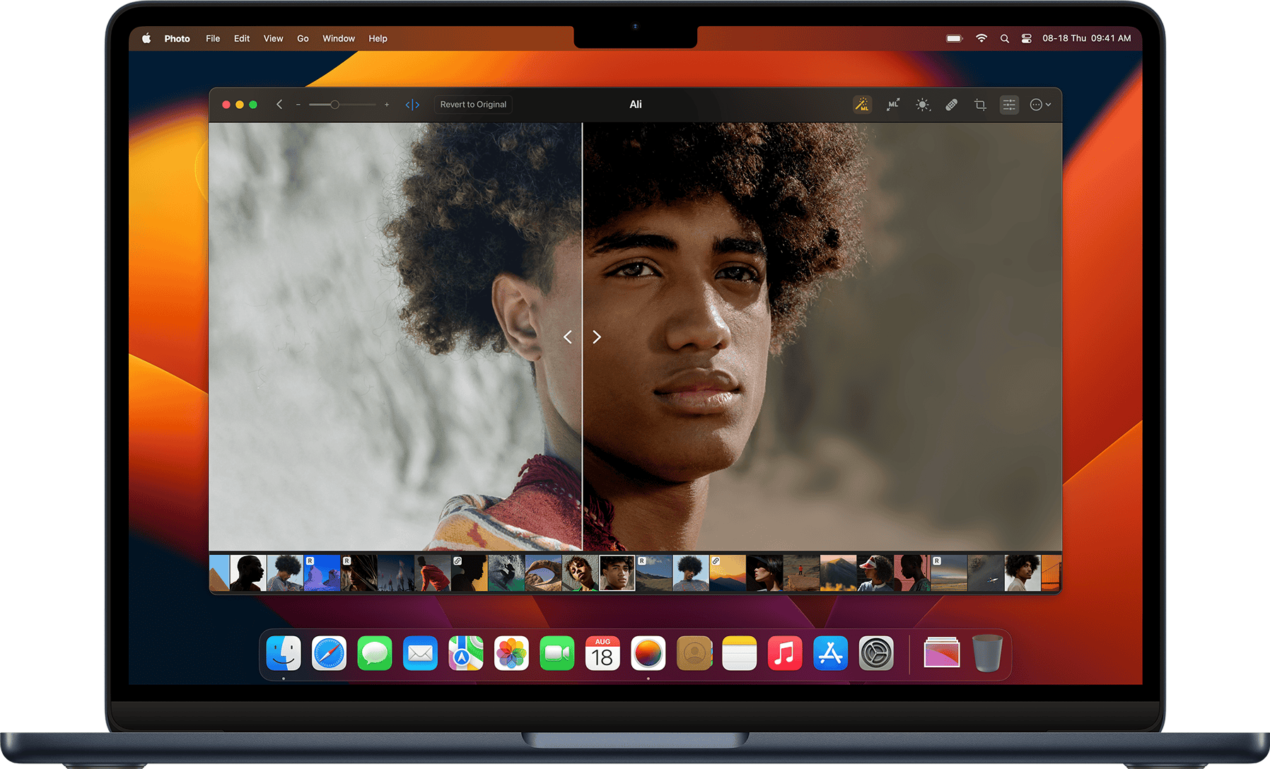 Photomator (Pixelmator Photo) op Mac