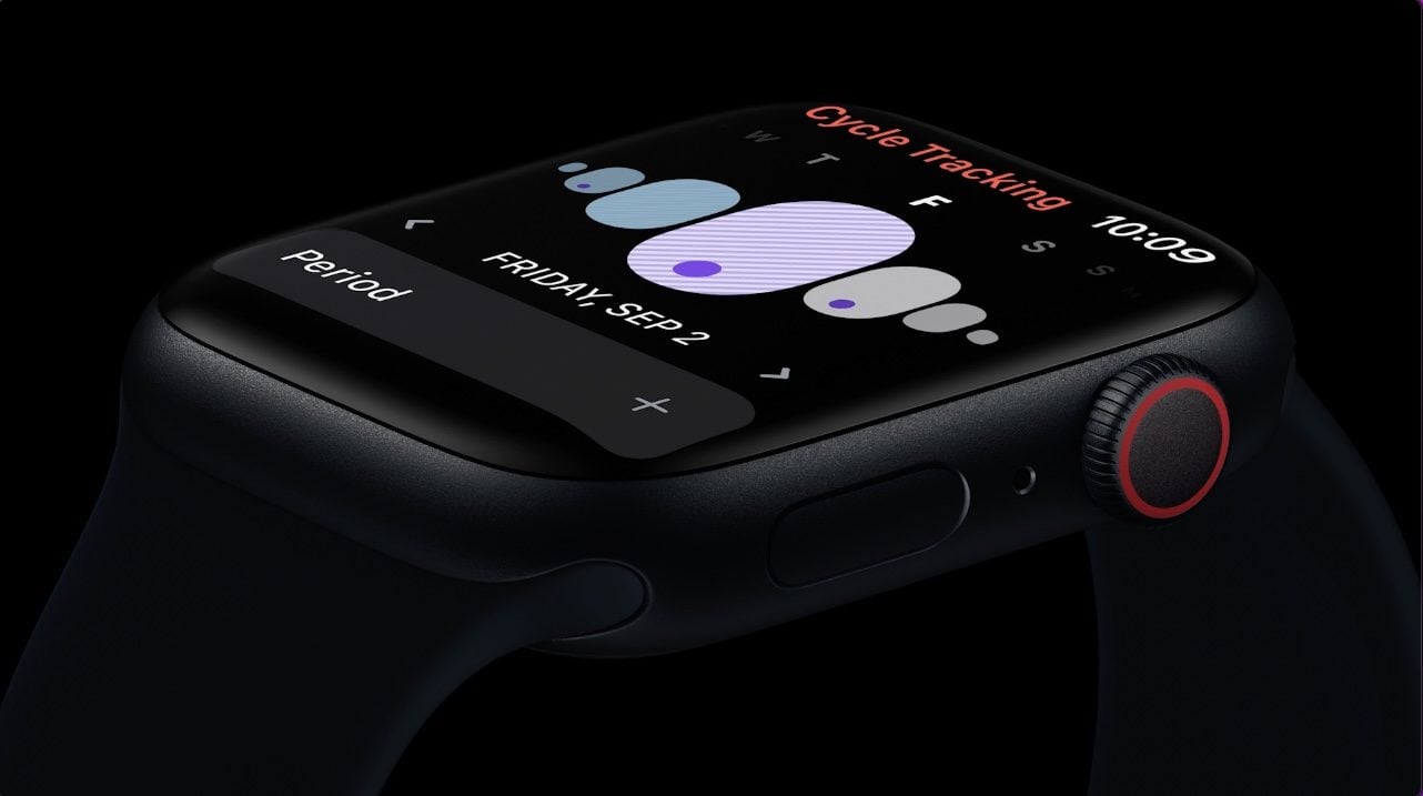 Cyclus bijhouden met Apple Watch Series 8