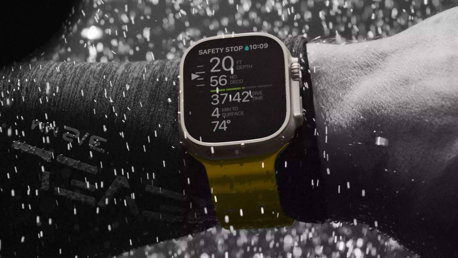 Apple Watch Ultra zwemen en duiken