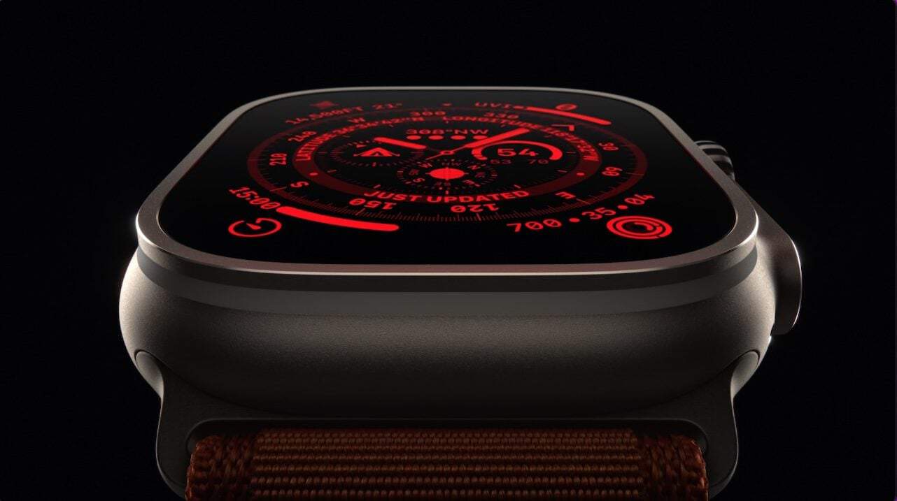 Apple Watch Ultra nachtmodus
