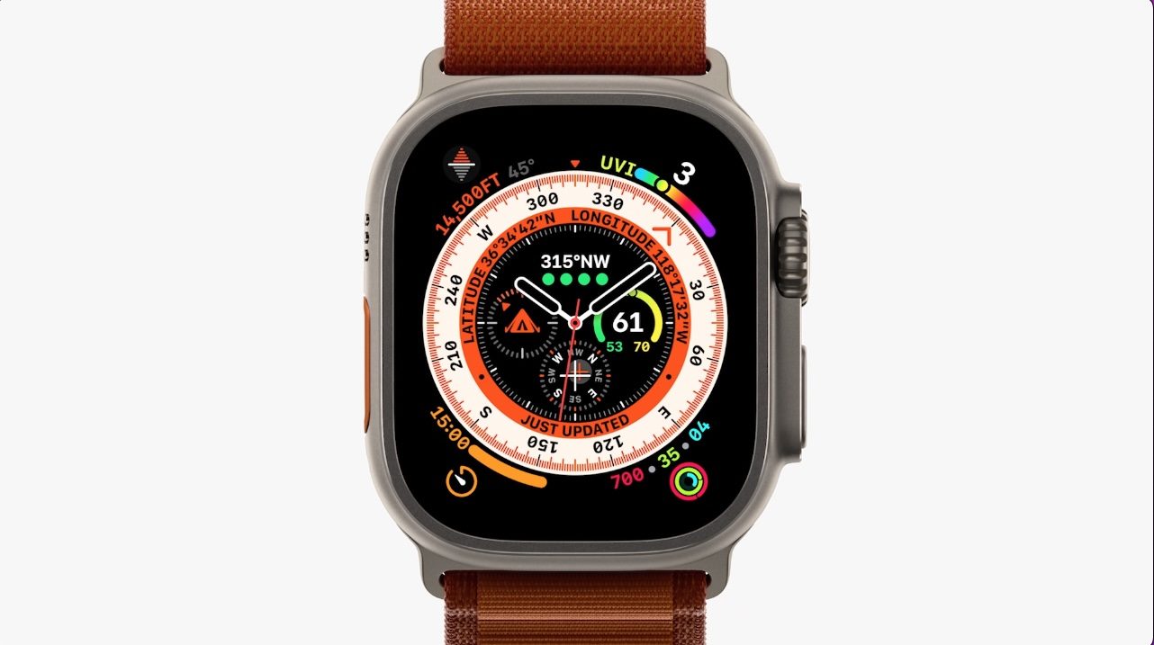 Apple Watch Ultra voorkant