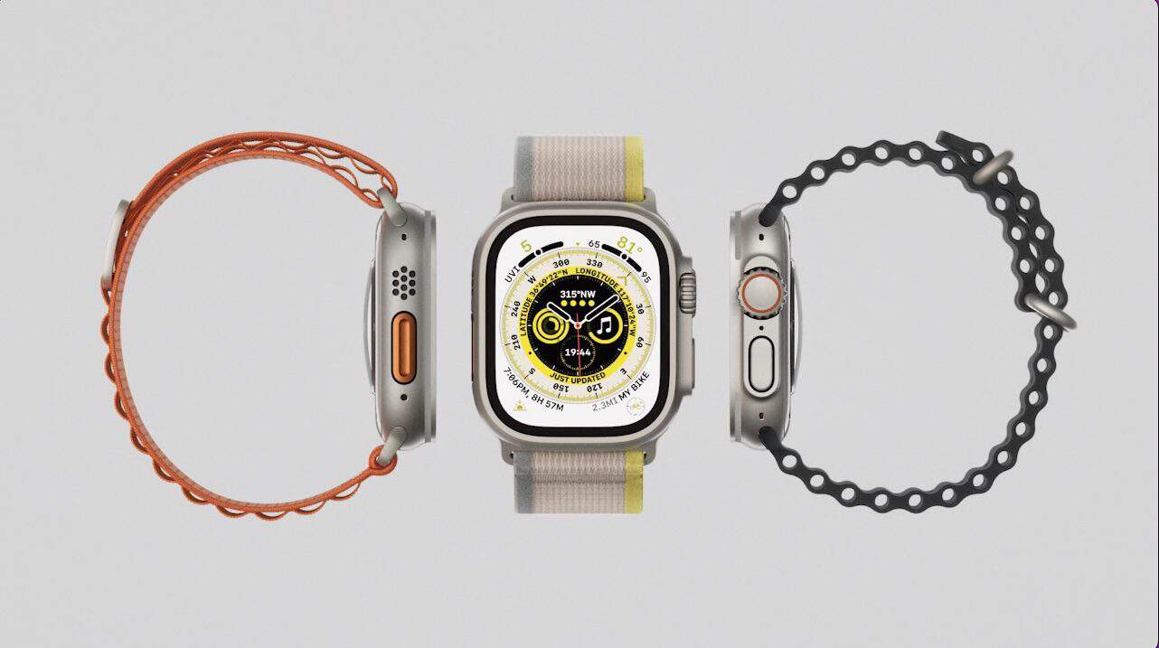 Apple Watch Ultra met nieuwe bandjes en wijzerplaat