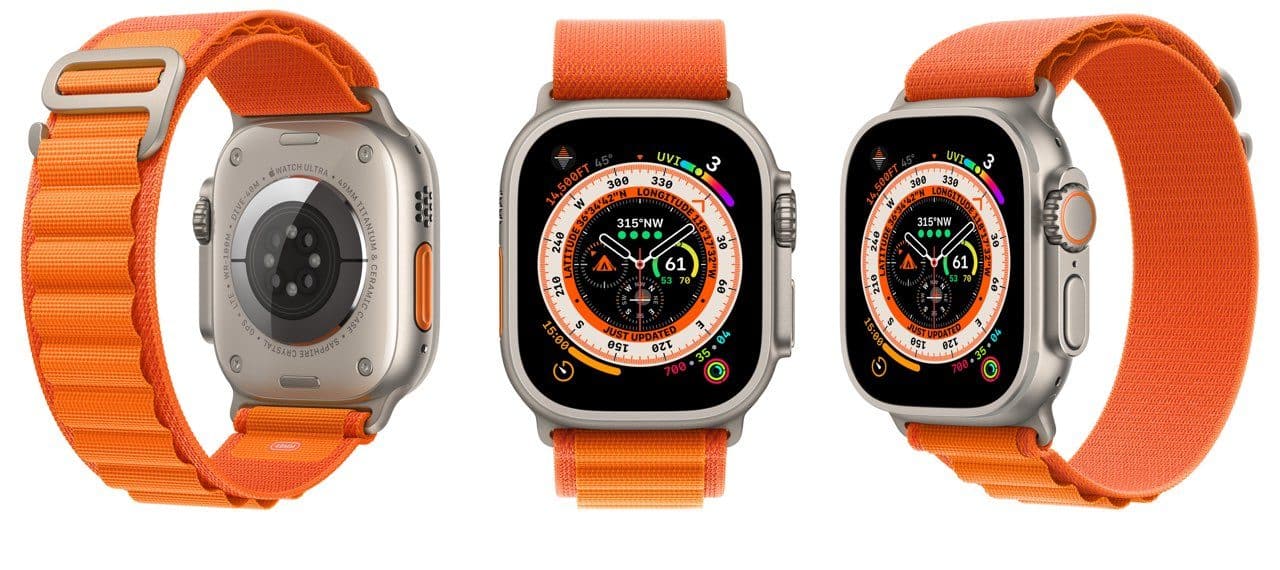 Apple Watch Ultra Alpine bandje oranje