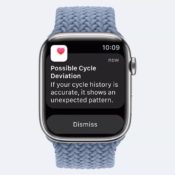 Apple Watch temperatuursensor