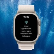 Diepte-app op de Apple Watch Ultra