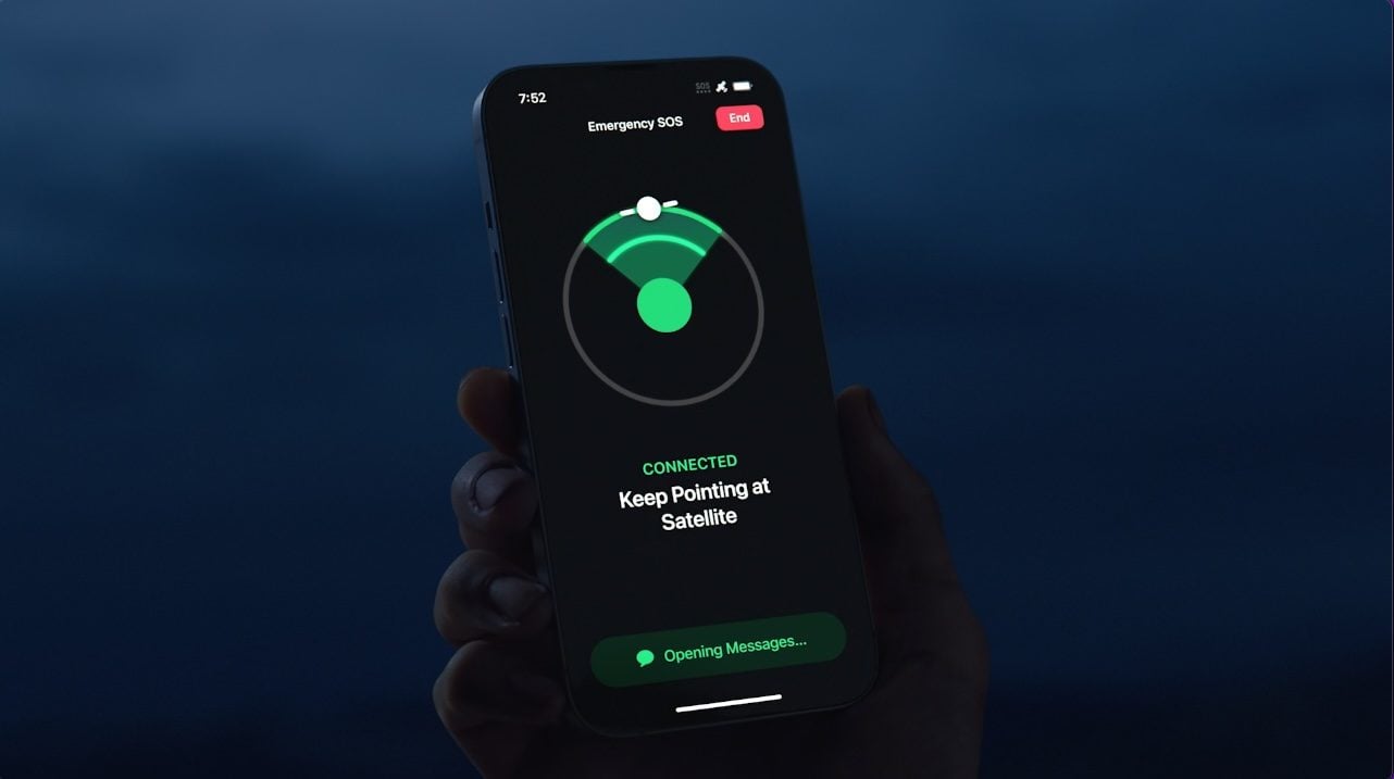 iPhone 14 SOS satellietfunctie