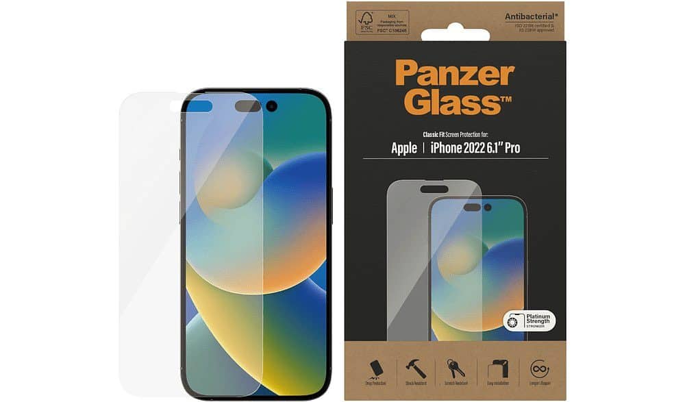 iPhone 14 Pro Panzerglass screenprotector