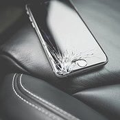 iPhone met schade