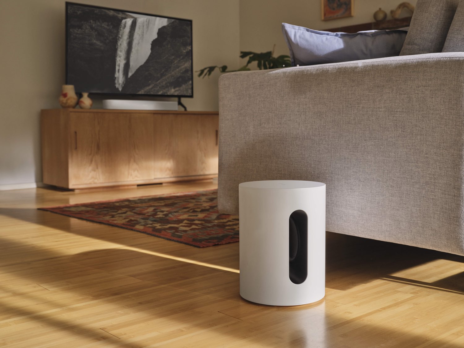 Sonos Mini Sub in woonkamer