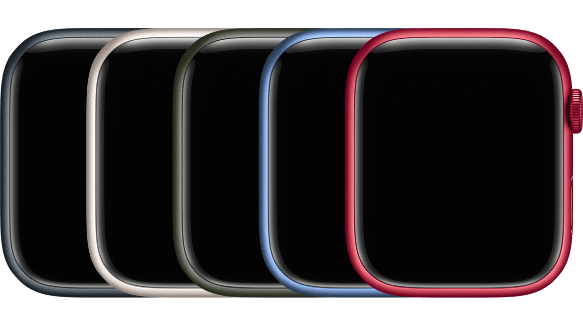 Apple Watch Series 7 modellen in alle kleuren