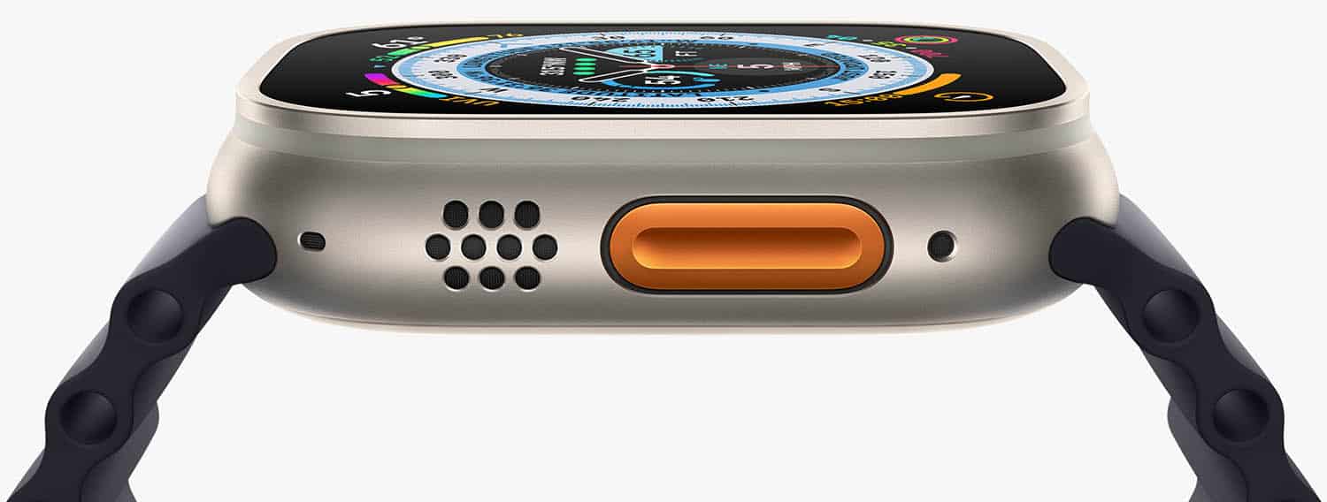 Apple Watch Ultra met Ocean band