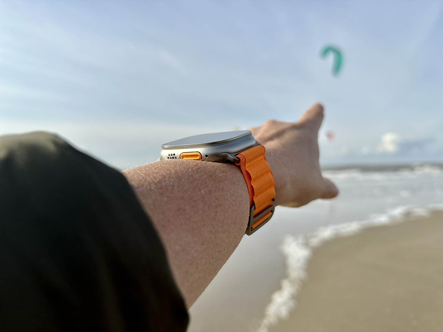 Apple Watch Ultra review: aan het strand