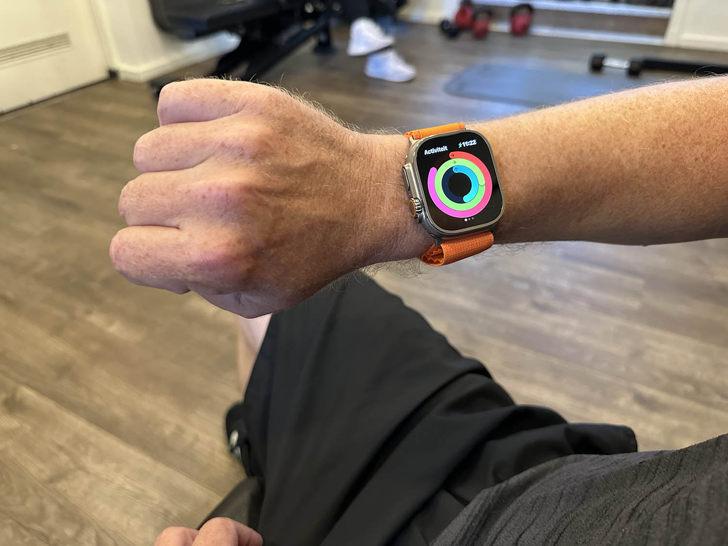 Apple Watch Ultra ringen vullen