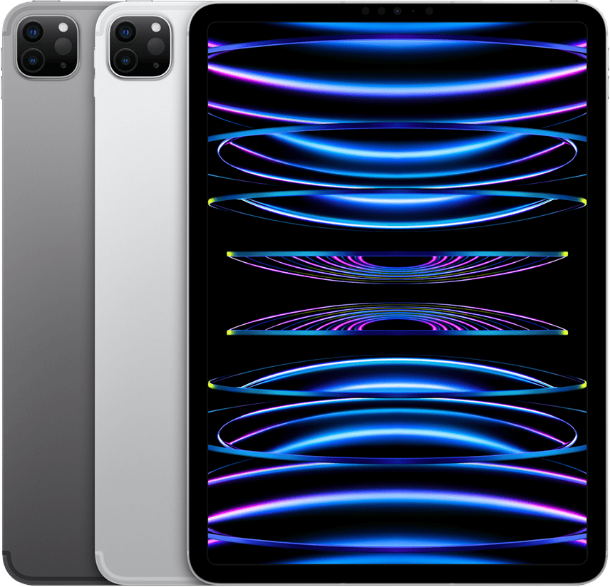 iPad Pro 2022 11-inch kleuren in stapel