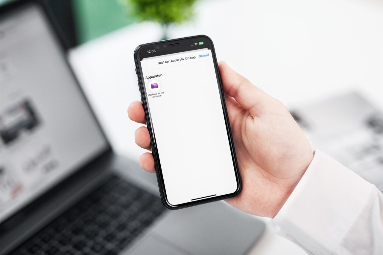 AirDrop iCloud Sleutelhanger delen