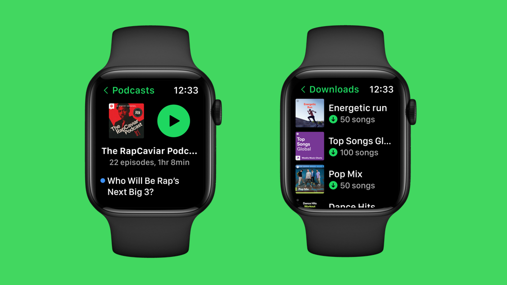 Apple Watch Spotify-app