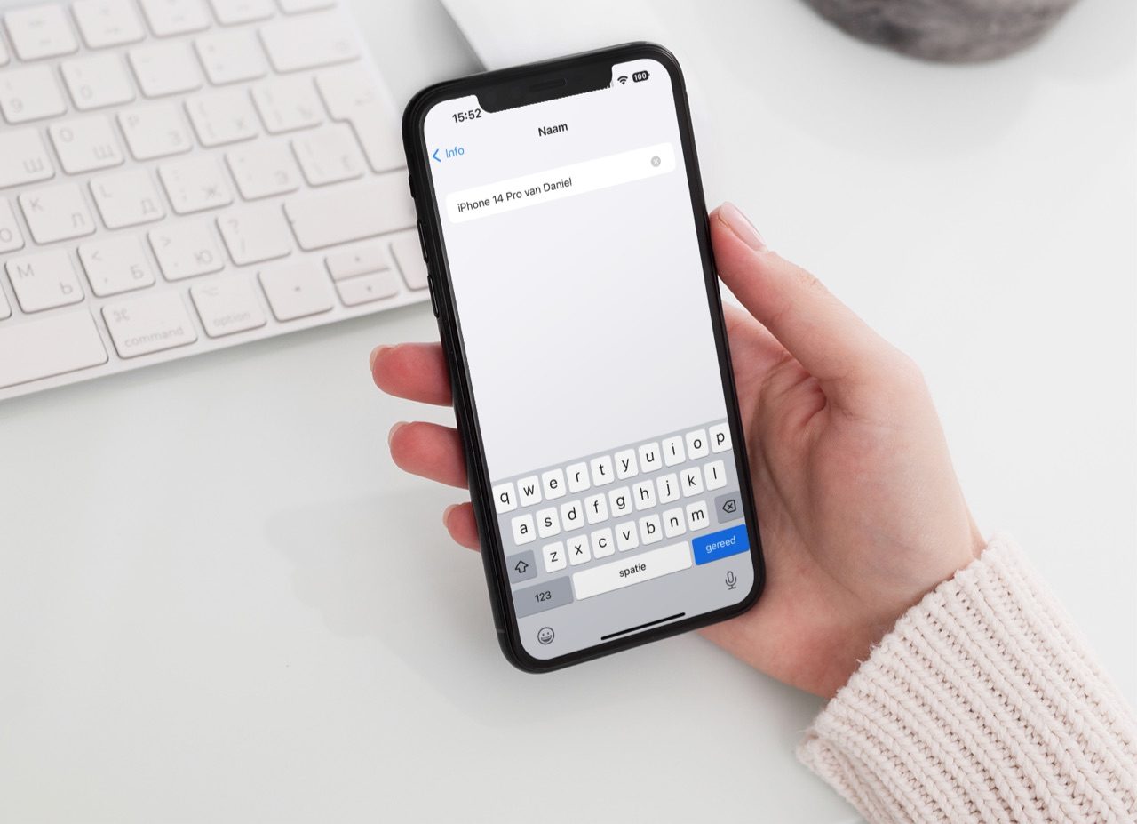 Naam van Apple apparaat wijzigen