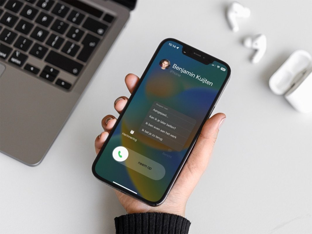 Automatisch bericht sturen bij telefoongesprek op de iPhone