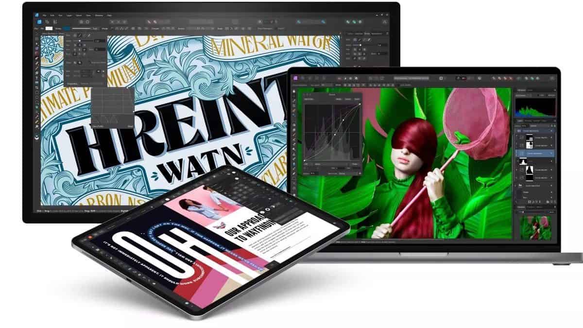 Affinity apps op iPad en Mac