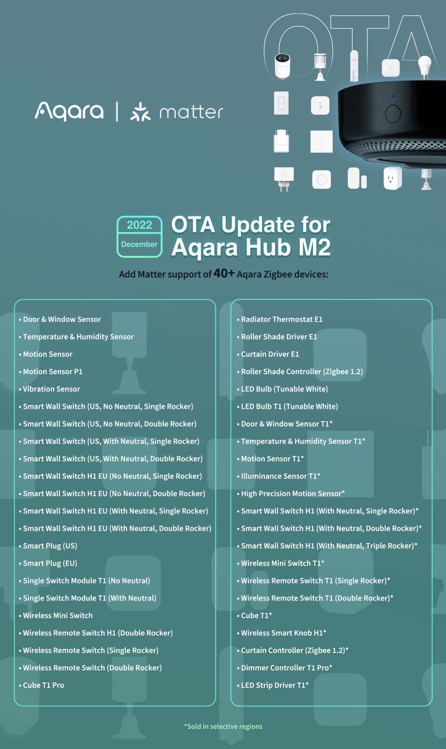 Aqara matter update M2 hub