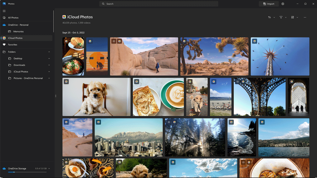 iCloud foto's in Windows 11