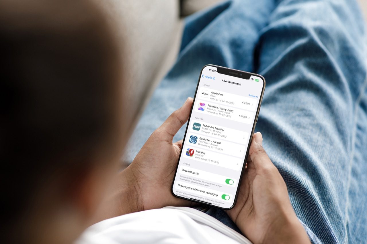 App Store abonnementen controleren
