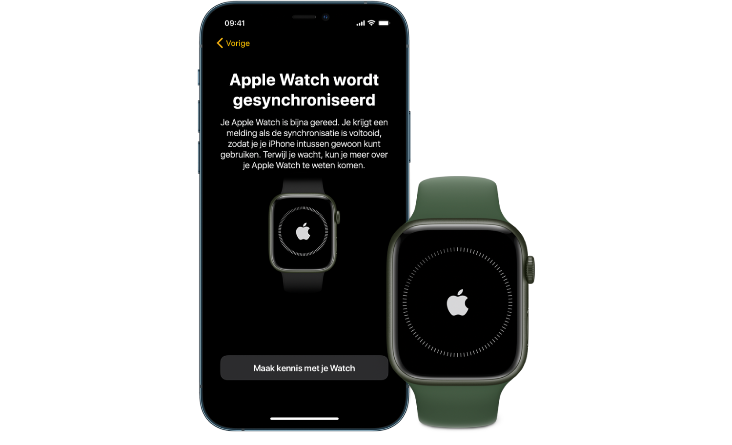 Apple Watch synchroniseren