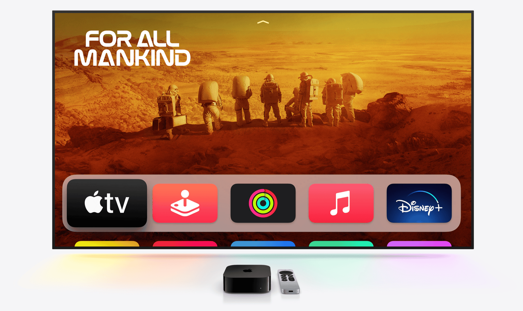 Apple TV Top Shelf met aanbeveling
