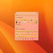 Emoji menu op de Mac