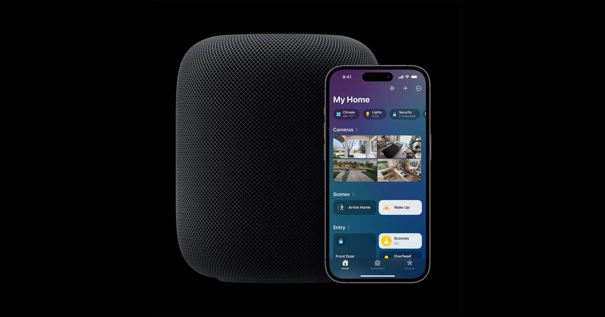 HomePod met Woning-app