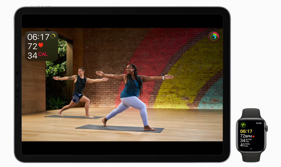 Apple Fitness Plus yoga-training