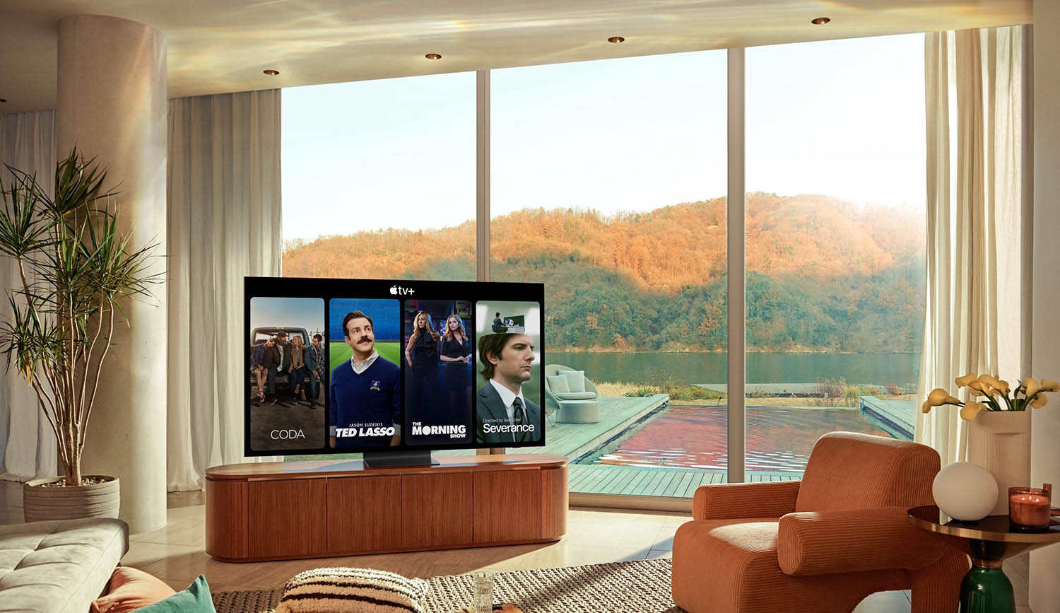 Samsung televisie met Apple TV+