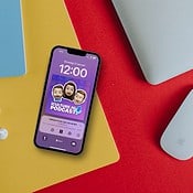 Muziek en podcasts: cover fullscreen op lock screen tonen