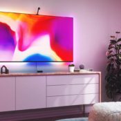 Nanoleaf 4D TV-kit in woonkamer