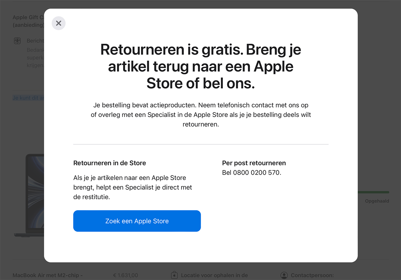 Spreek luid Achterhouden kom Apple Store retouren: zo kun je producten terugsturen