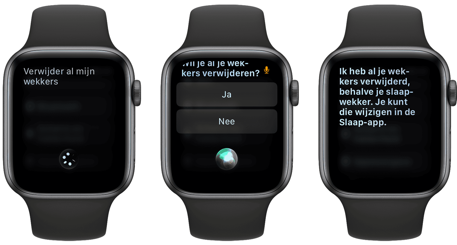 Apple Watch wekkers verwijderen