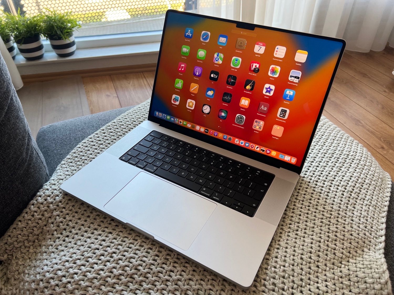 MacBook Pro 2023 review: scherm met Launchpad