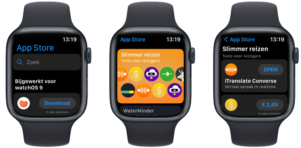 Apple Watch App Store: apps ontdekken